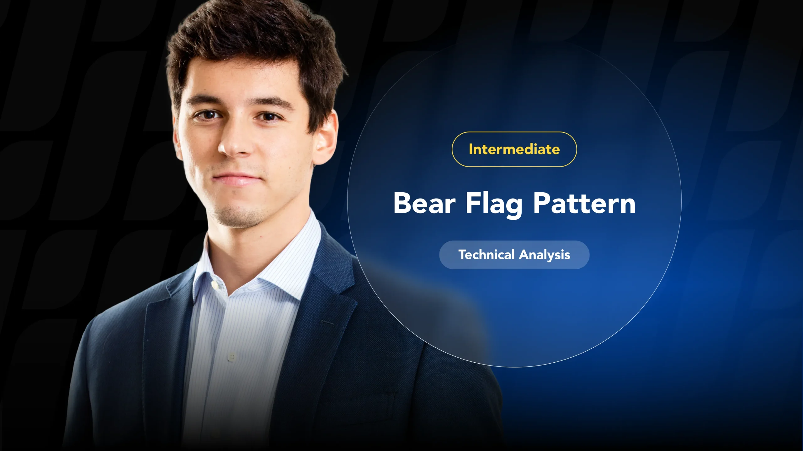 A trader identifies a key bear flag chart formation in this guide to understanding technical patterns.